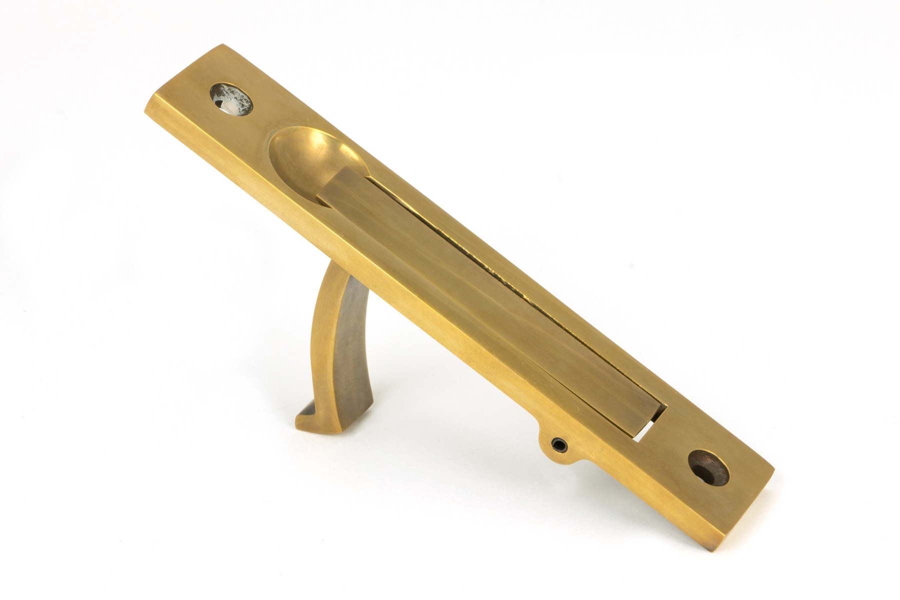 From The Anvil 48332 Aged Brass 125mm x 25mm Edge Pull Aged Brass