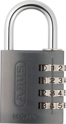 ABUS 145/40 Titanium B/EFSPP Titalium Std Shackle Combination Padlock 145 Size 40mm