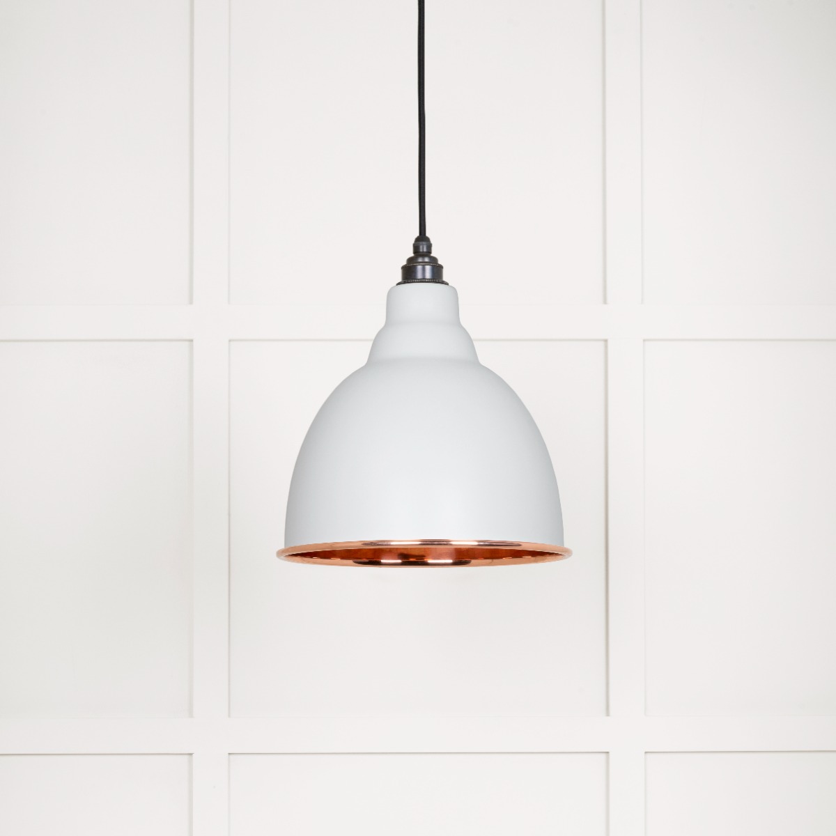From The Anvil 49500SF Smooth Copper Brindley Pendant in Flock Smooth Copper