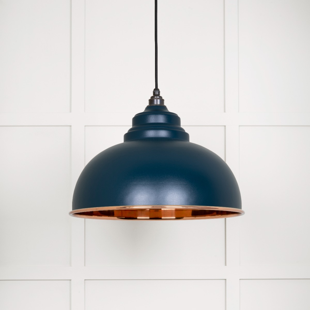 From The Anvil 49501SDU Smooth Copper Harborne Pendant in Dusk Smooth Copper
