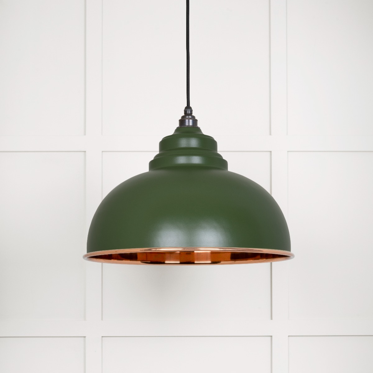 From The Anvil 49501SH Smooth Copper Harborne Pendant in Heath Smooth Copper