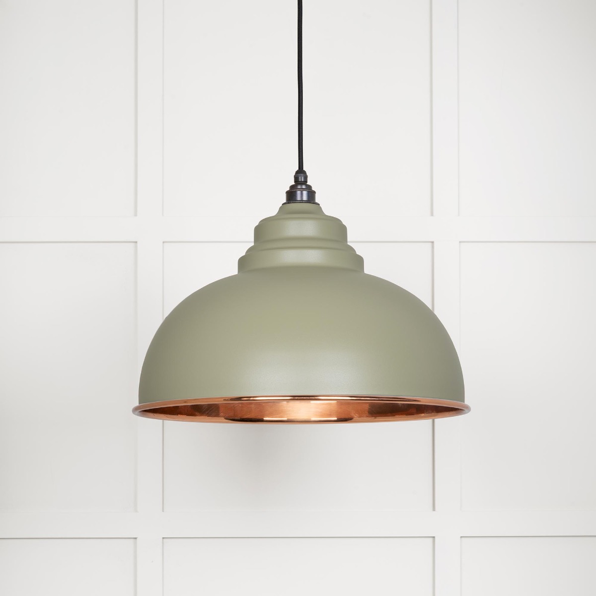 From The Anvil 49501STU Smooth Copper Harborne Pendant in Tump Smooth Copper