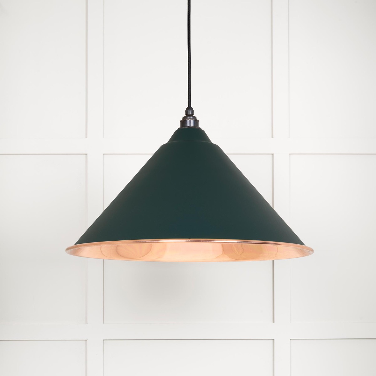 From The Anvil 49503SDI Smooth Copper Hockley Pendant in Dingle Smooth Copper