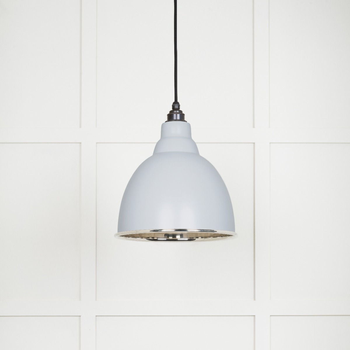 From The Anvil 49504BI Smooth Nickel Brindley Pendant in Birch Smooth Nickel