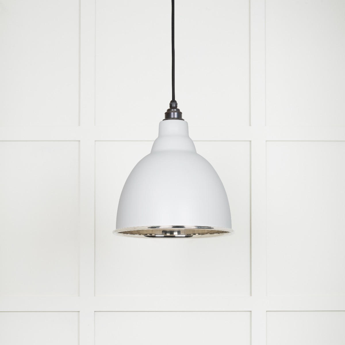 From The Anvil 49504F Smooth Nickel Brindley Pendant in Flock Smooth Nickel