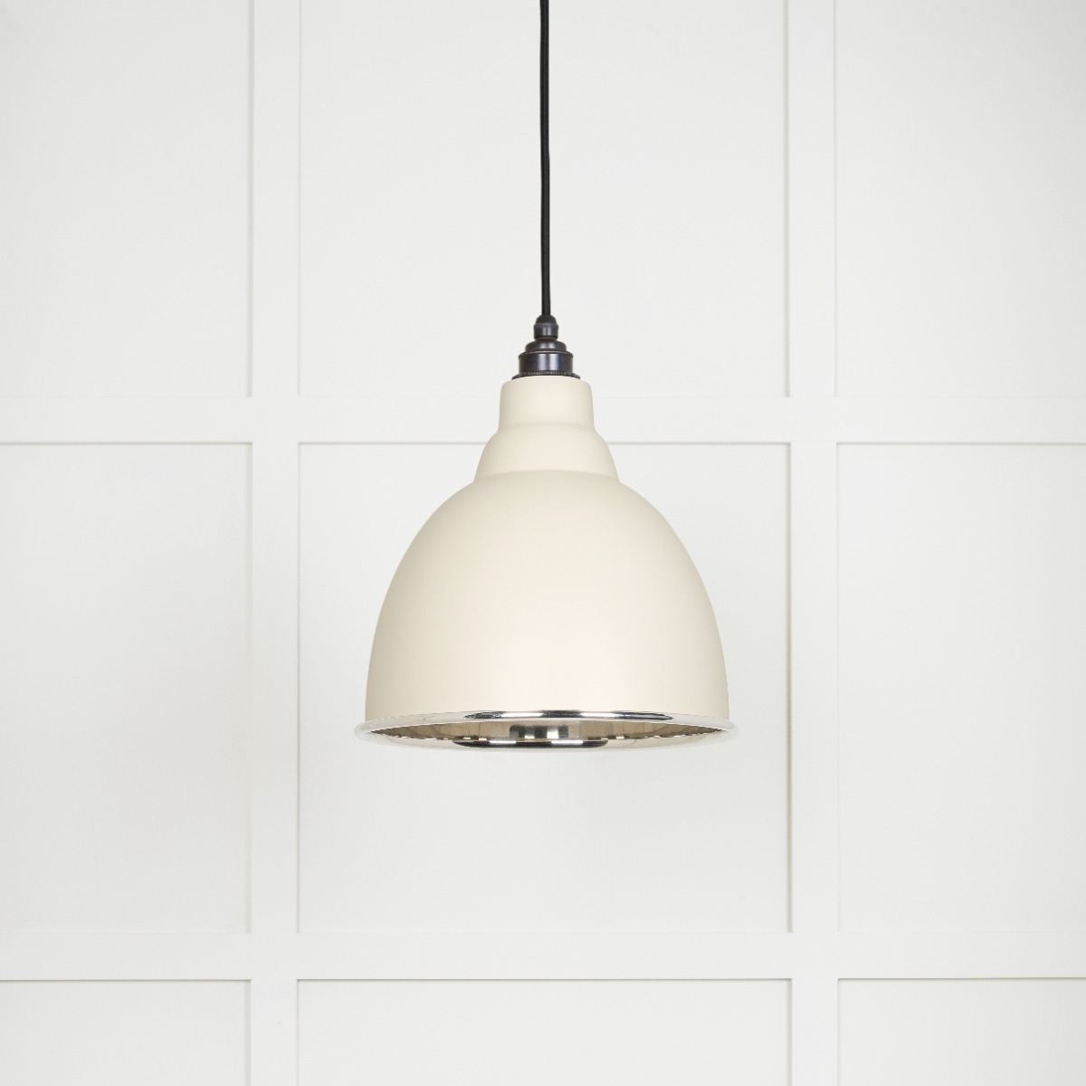 From The Anvil 49504TE Smooth Nickel Brindley Pendant in Teasel Smooth Nickel