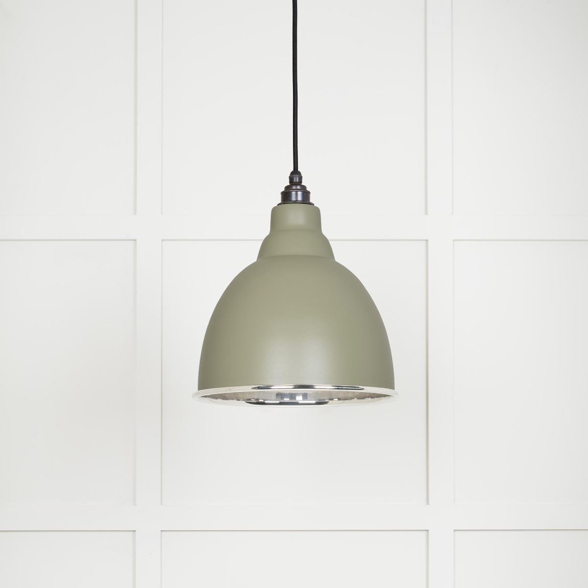 From The Anvil 49504TU Smooth Nickel Brindley Pendant in Tump Smooth Nickel