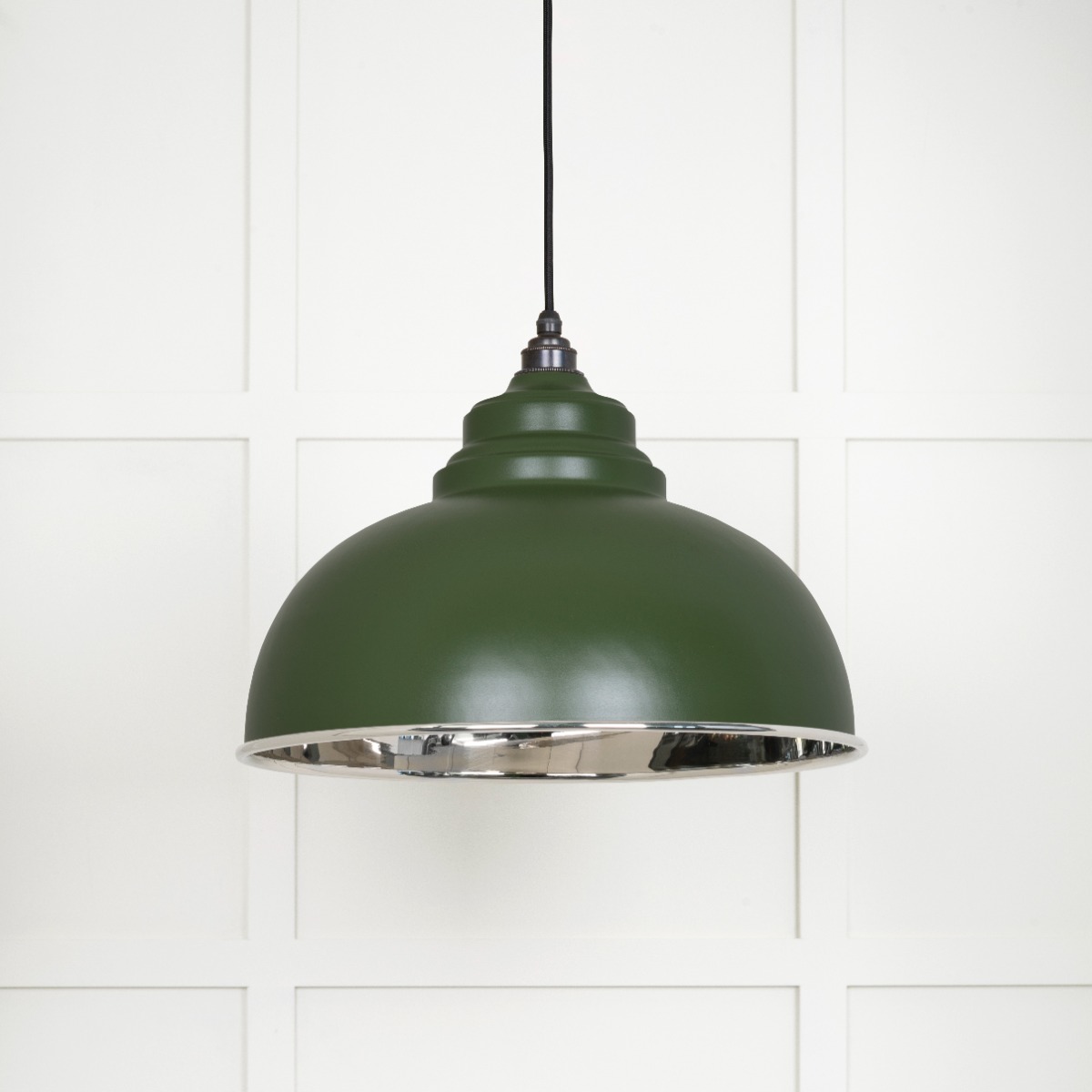 From The Anvil 49505H Smooth Nickel Harborne Pendant in Heath Smooth Nickel