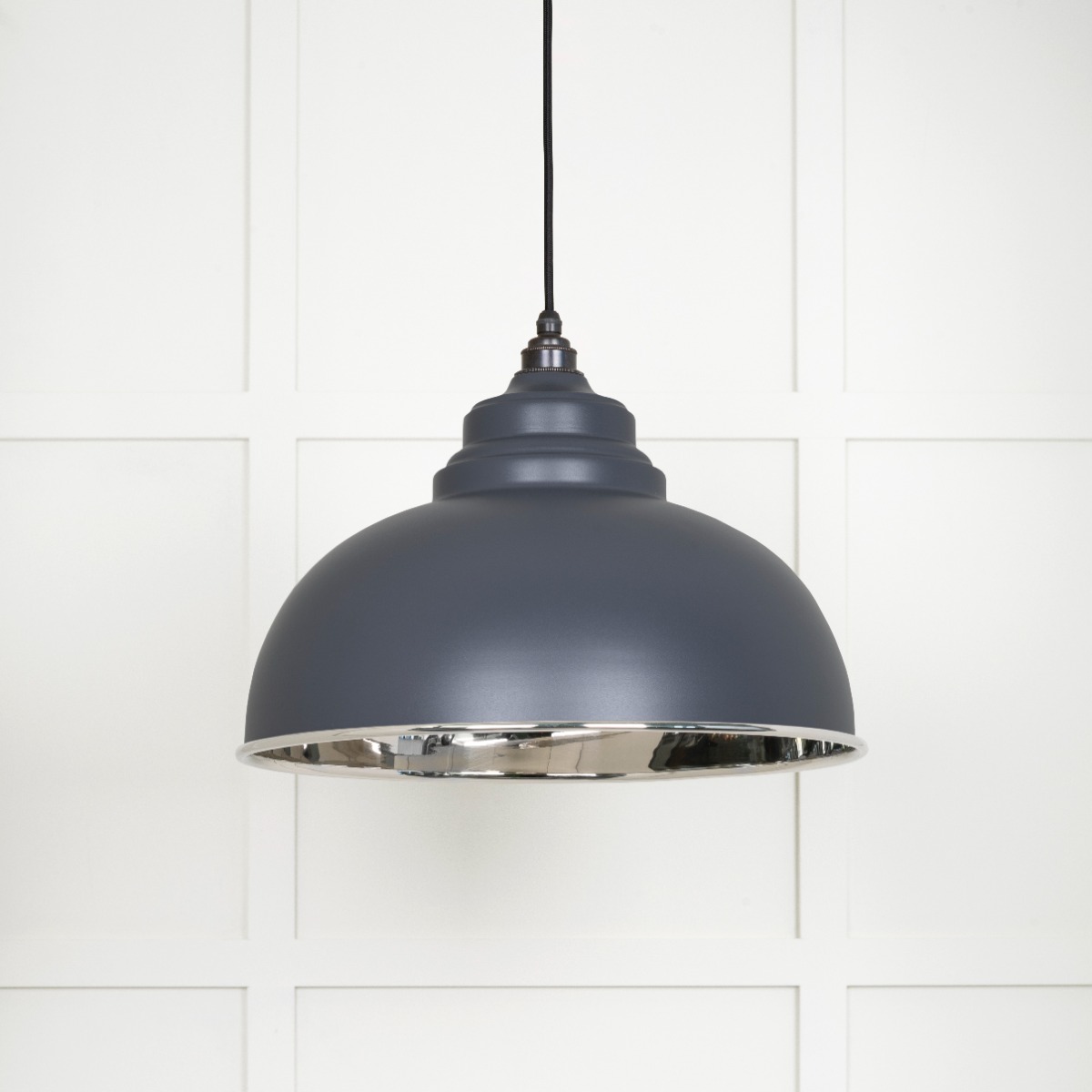 From The Anvil 49505SL Smooth Nickel Harborne Pendant in Slate Smooth Nickel