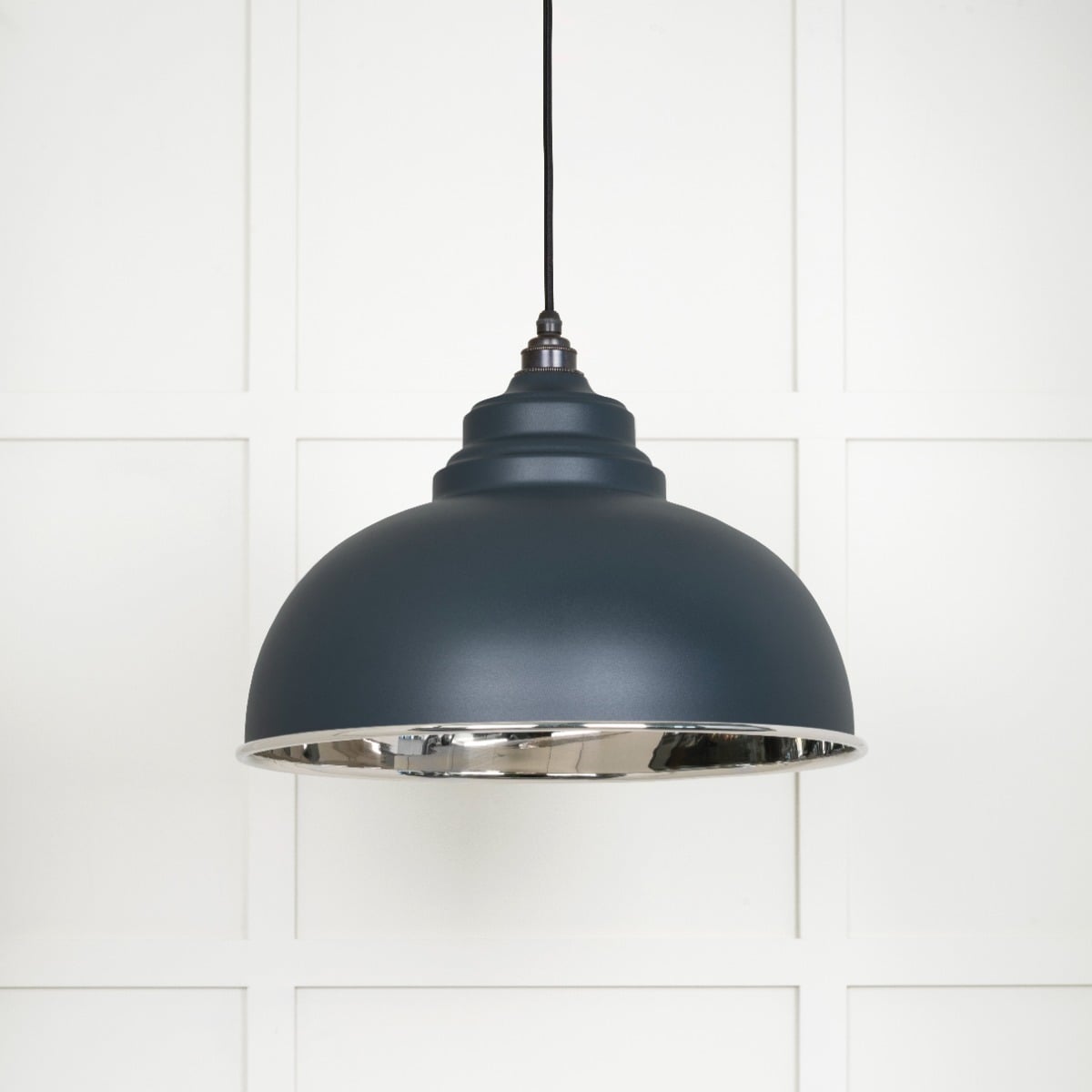 From The Anvil 49505SO Smooth Nickel Harborne Pendant in Soot Smooth Nickel