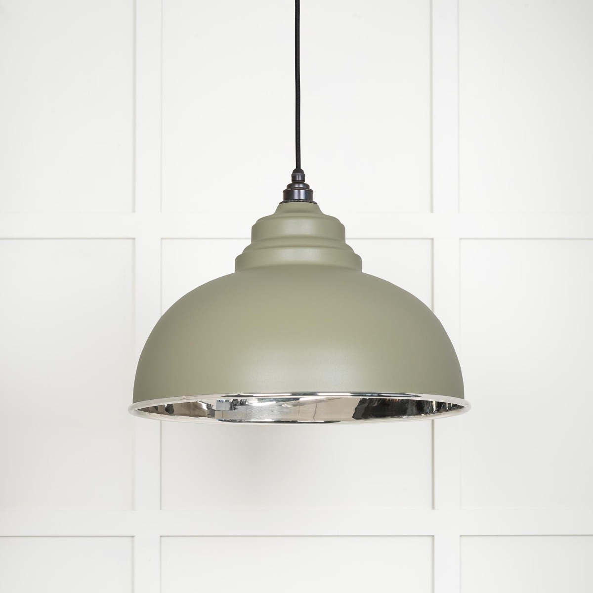 From The Anvil 49505TU Smooth Nickel Harborne Pendant in Tump Smooth Nickel