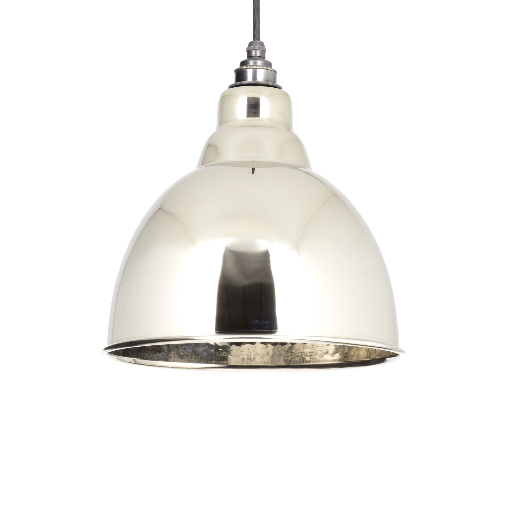 From The Anvil 49511 Hammered Nickel Brindley Pendant