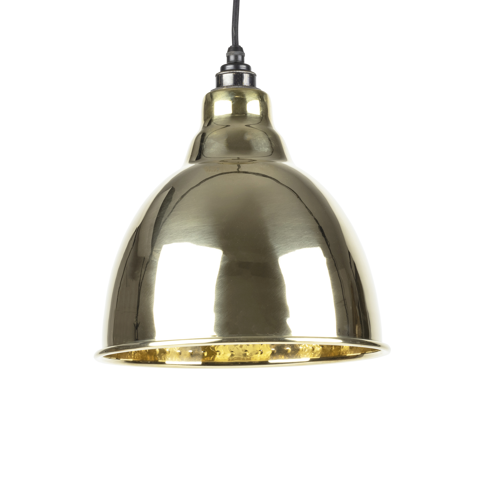 From The Anvil 49517 Hammered Brass Brindley Pendant