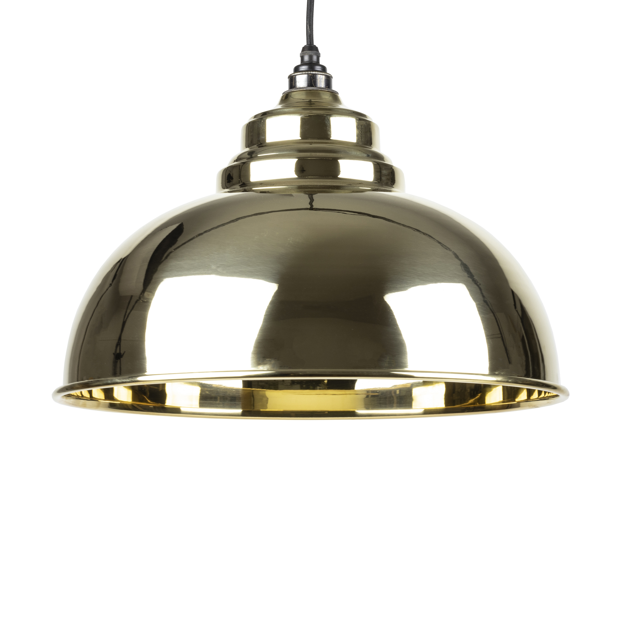 From The Anvil 49522 Smooth Brass Harborne Pendant