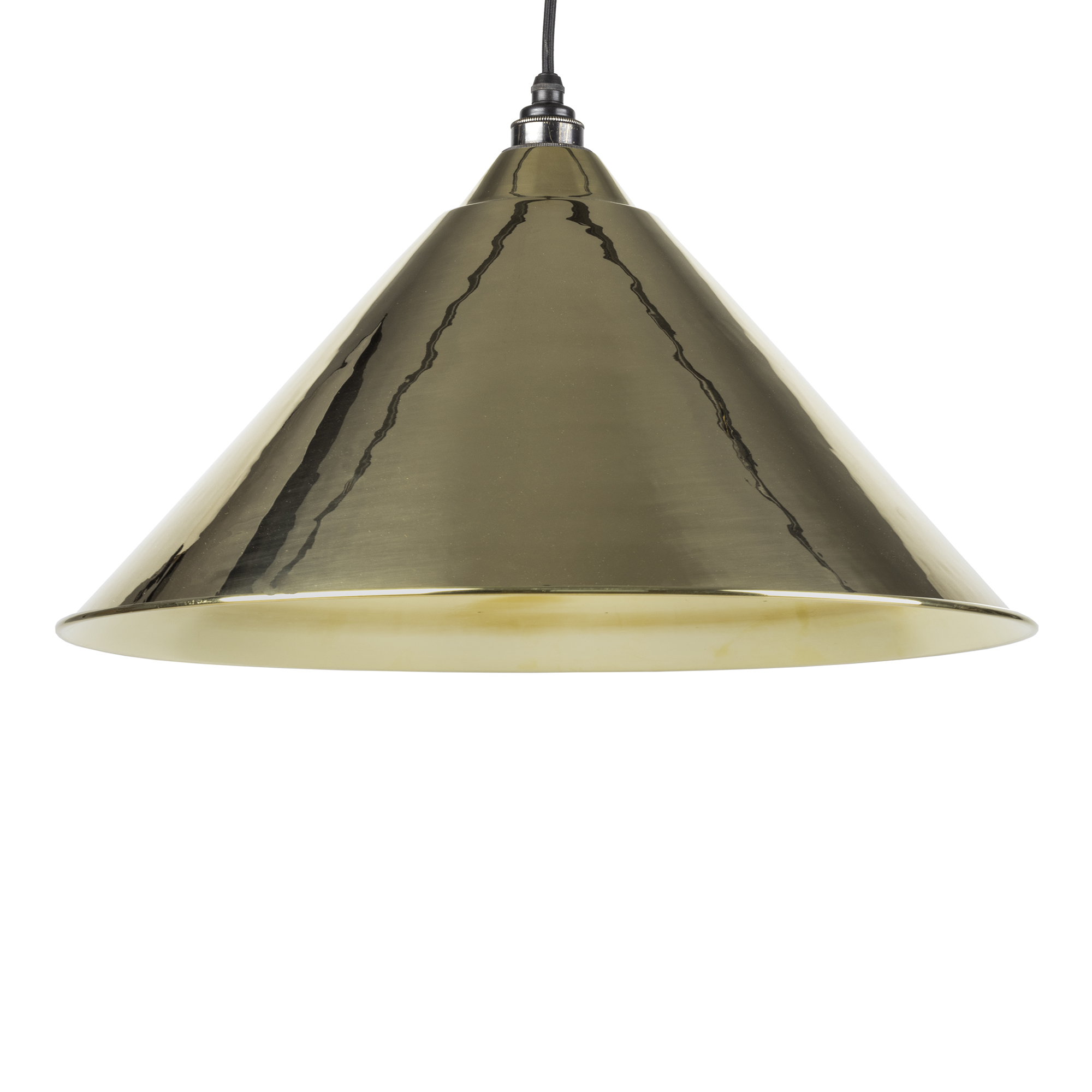 From The Anvil 49524 Smooth Brass Hockley Pendant