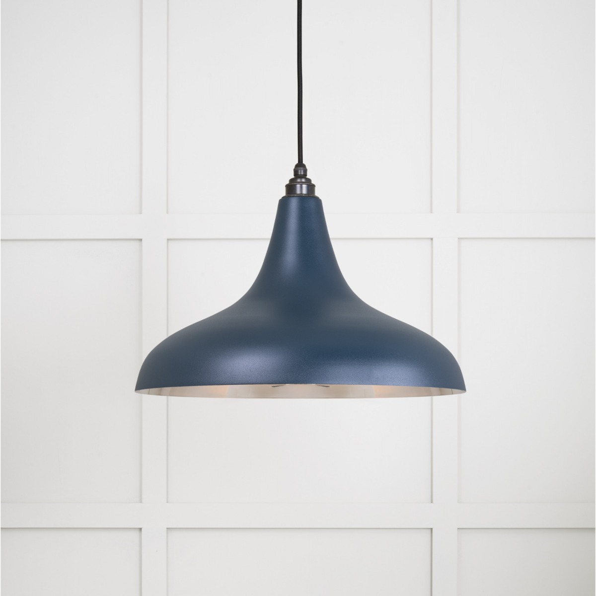 From the Anvil Smooth Nickel Frankley Pendant in Dusk 49721SDU