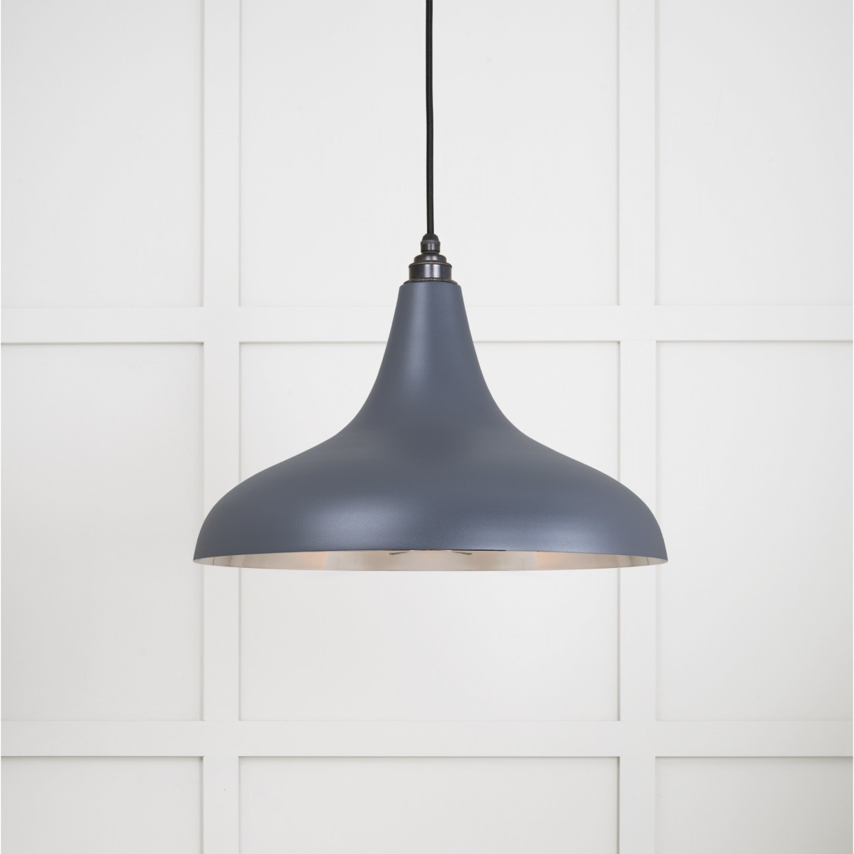 From the Anvil Smooth Nickel Frankley Pendant in Slate 49721SSL