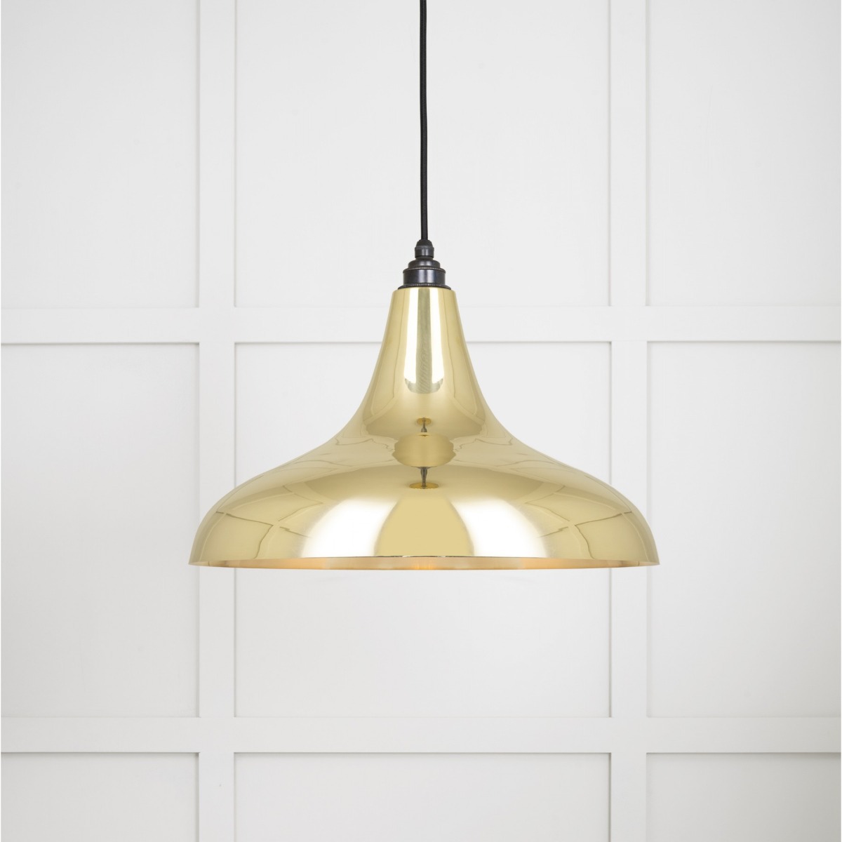 From the Anvil Smooth Brass Frankley Pendant 49722