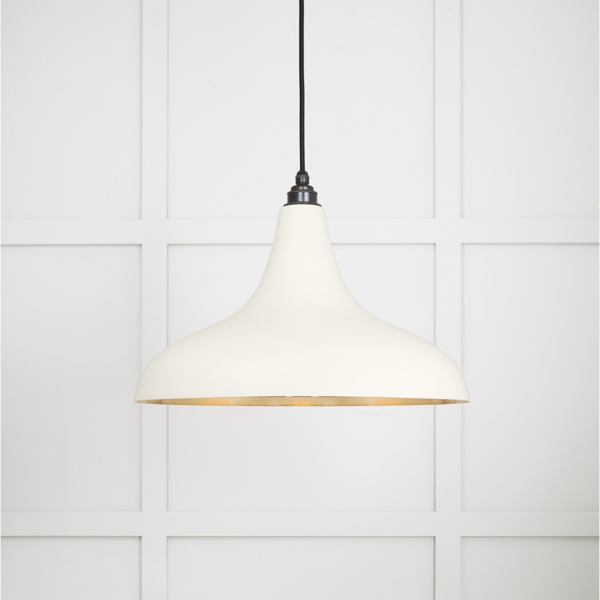 From the Anvil Smooth Brass Frankley Pendant in Teasel 49722STE