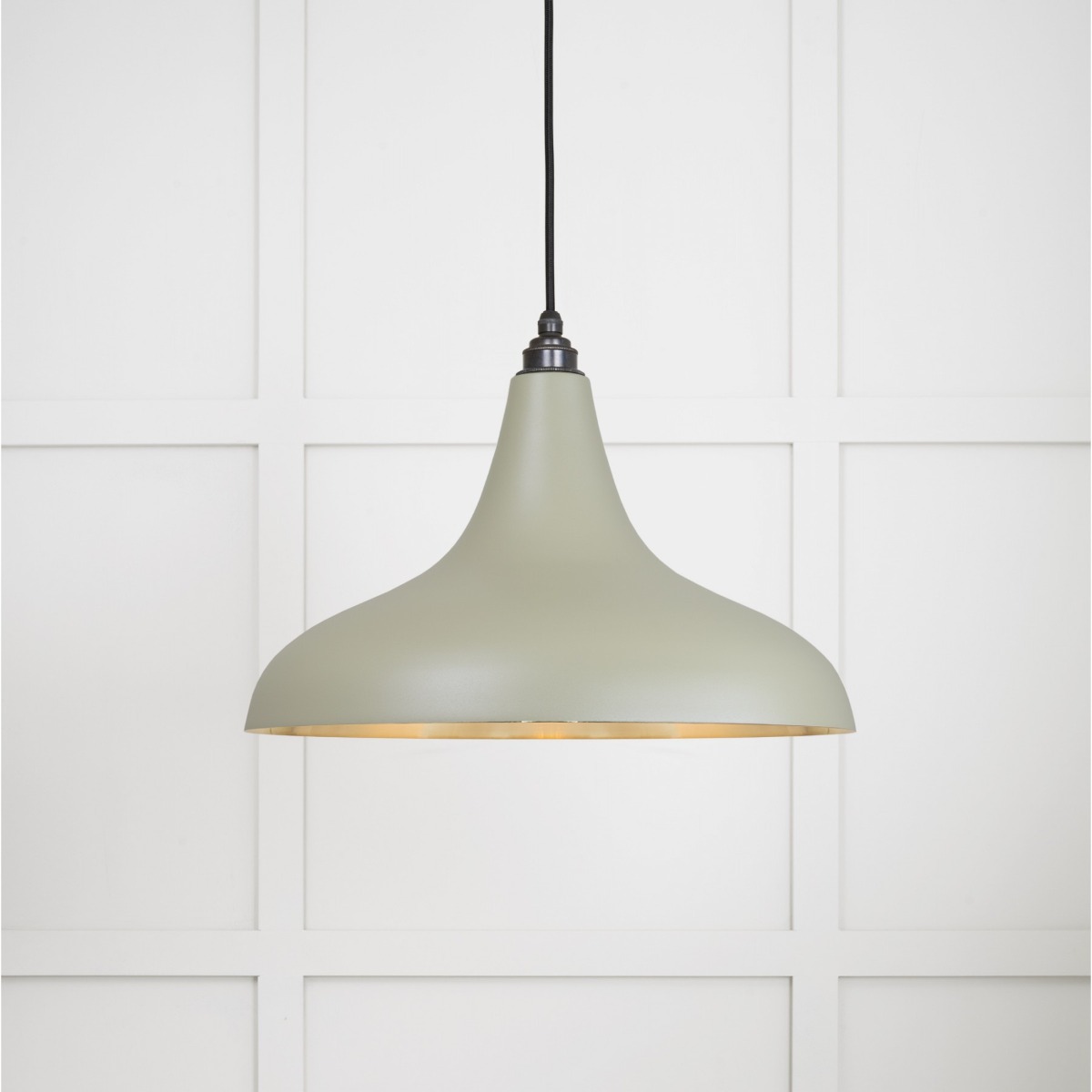 From the Anvil Smooth Brass Frankley Pendant in Tump 49722STU