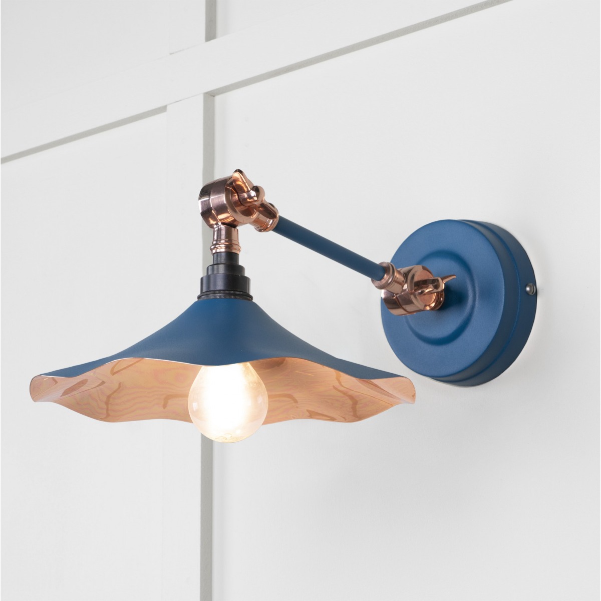 From the Anvil Smooth Copper Flora Wall Light in Upstream 49723SU
