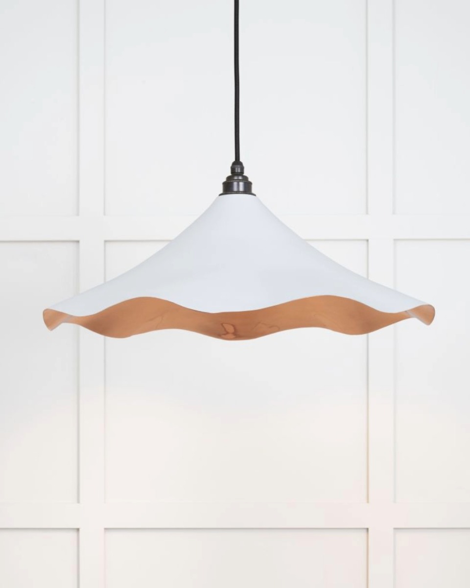 From the Anvil Smooth Copper Flora Pendant in Birch 49729SBI