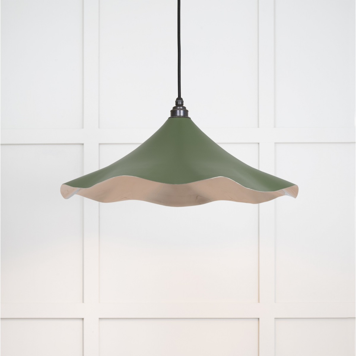 From the Anvil Smooth Nickel Flora Pendant in Heath 49730SH