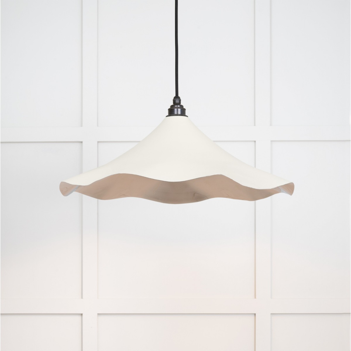 From the Anvil Smooth Nickel Flora Pendant in Teasel 49730STE