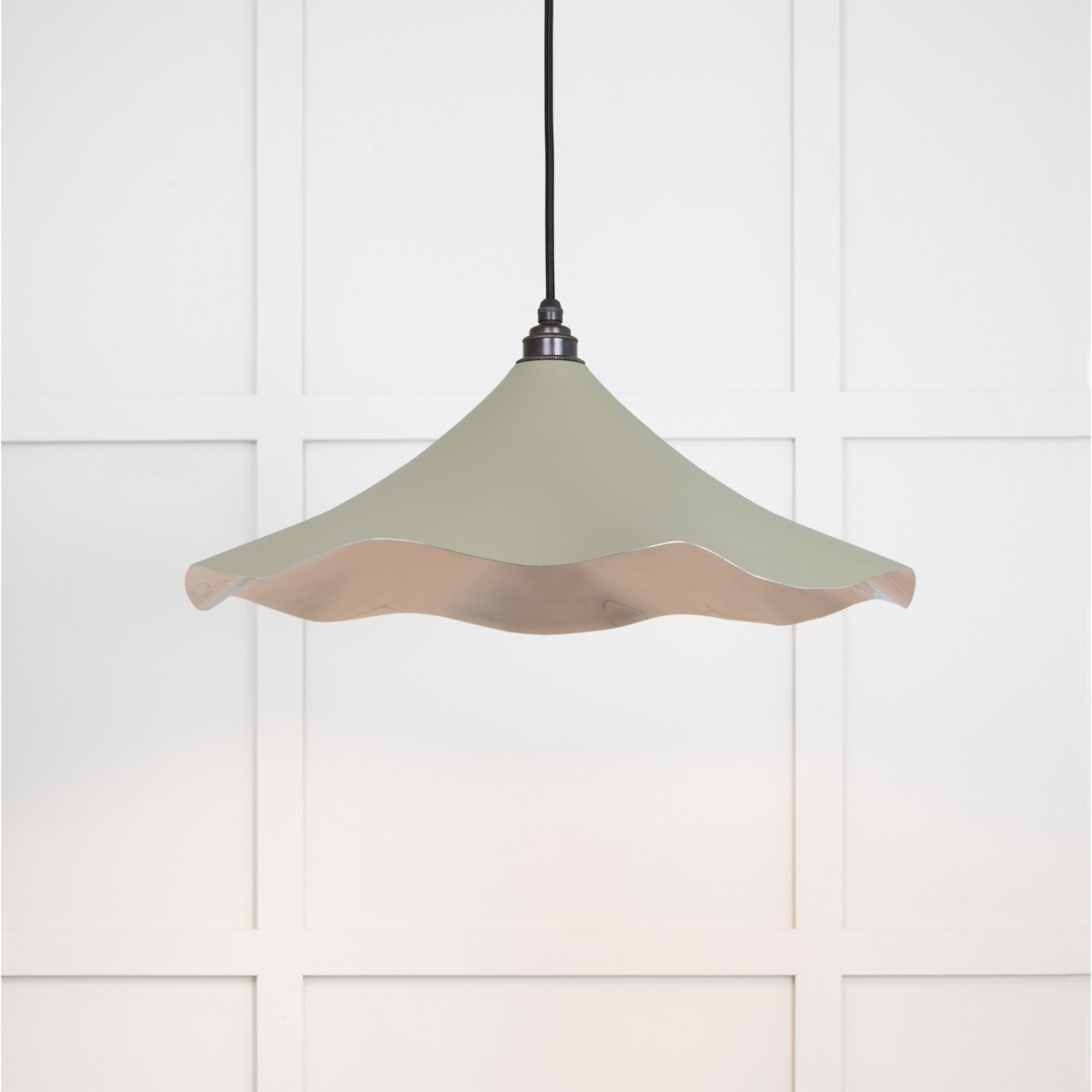 From the Anvil Smooth Nickel Flora Pendant in Tump 49730STU