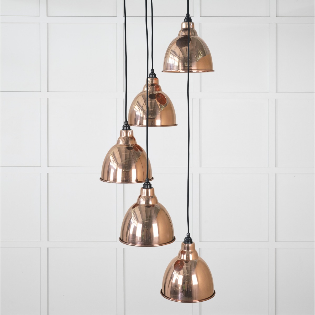 From the Anvil Smooth Copper Brindley Cluster Pendant 49736