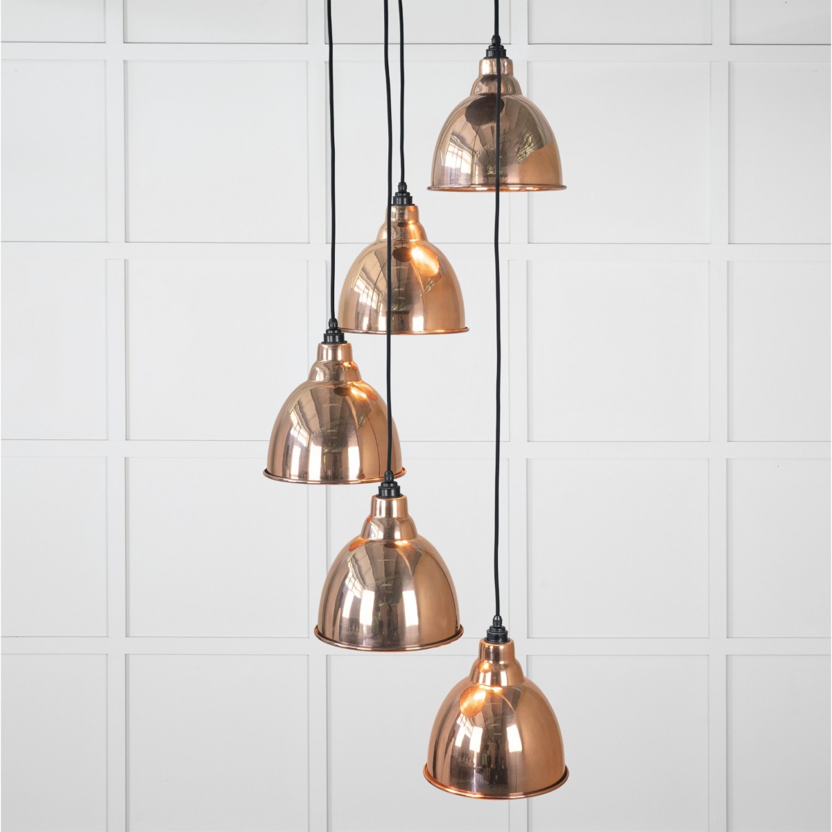 From the Anvil Hammered Copper Brindley Cluster Pendant 49739