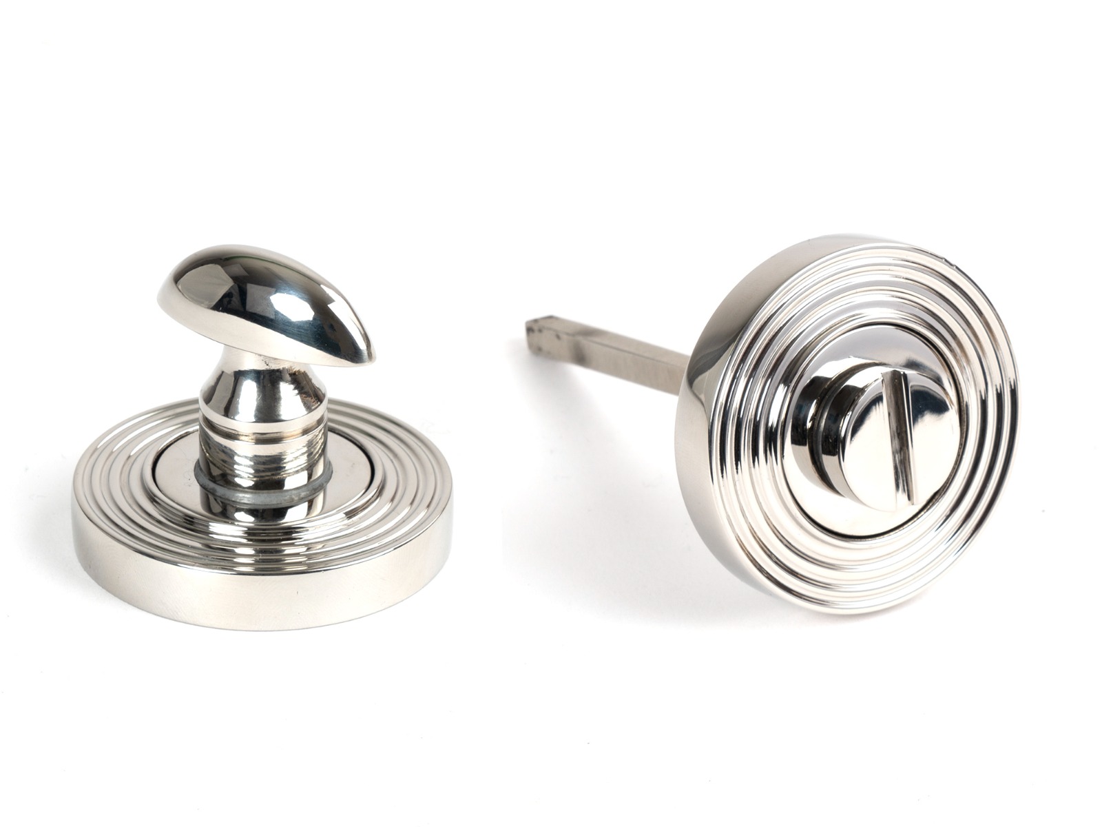 From The Anvil 49862 Polished Marine SS (316) Round Thumbturn Set (Beehive) Polished Marine SS (316)
