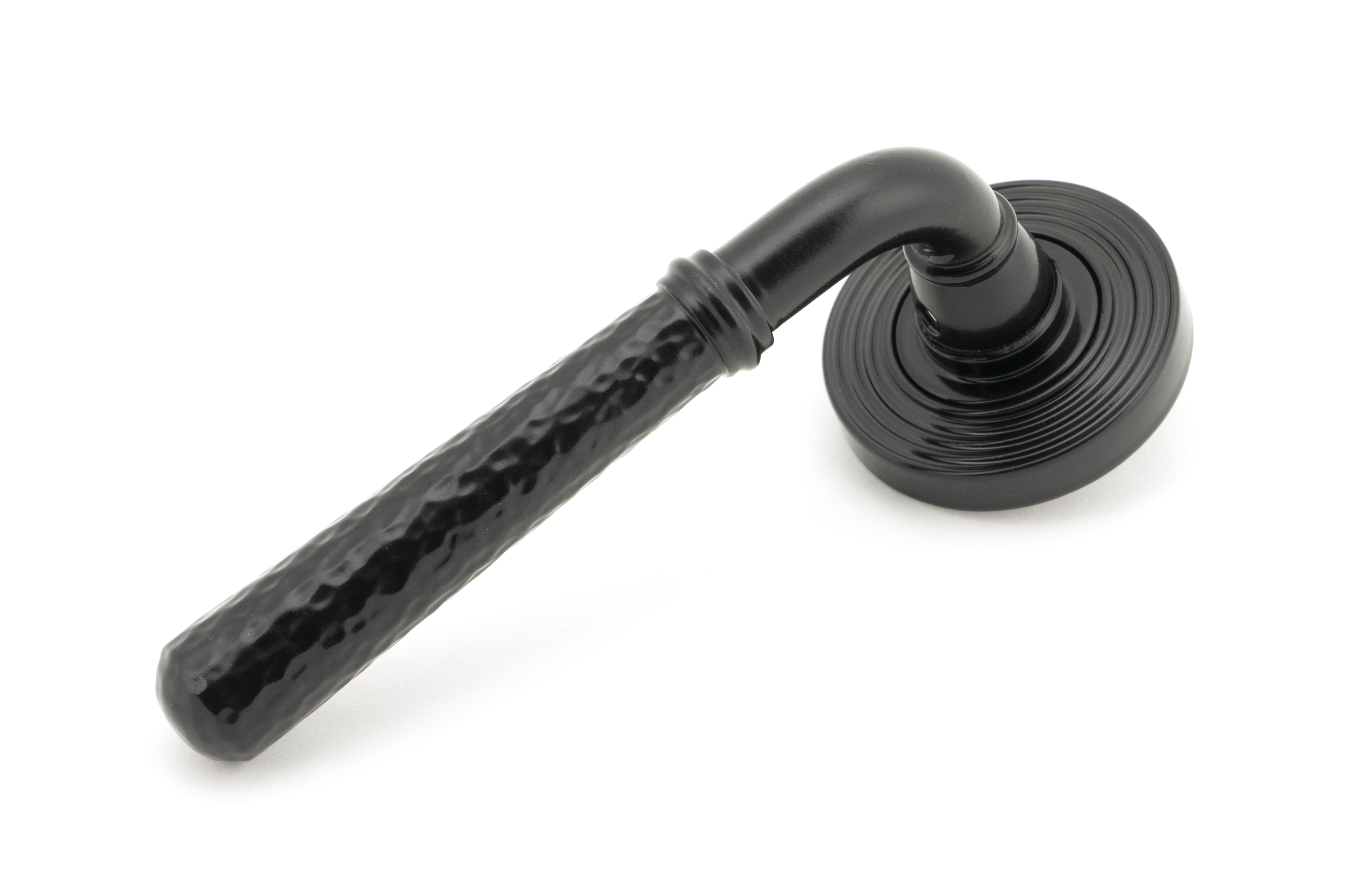 From The Anvil 49983 Black Hammered Newbury Lever on Rose Set (Beehive Rose) - Unsprung