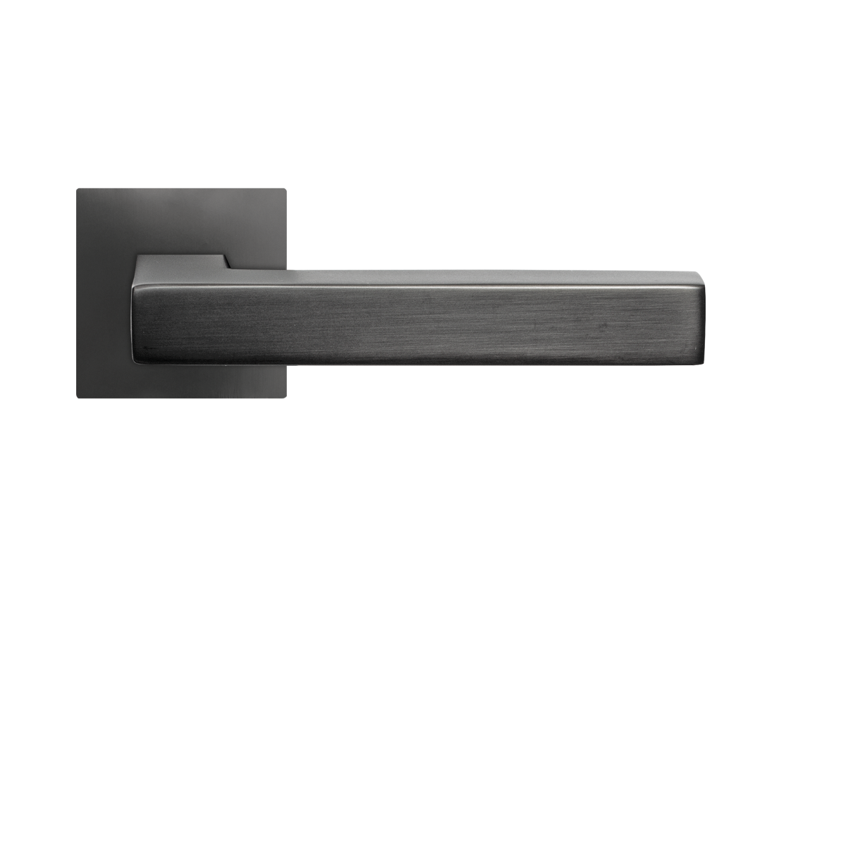 Karcher Design EPL46Q Seattle Door Handle on Square Plandesign rose in titan grey,