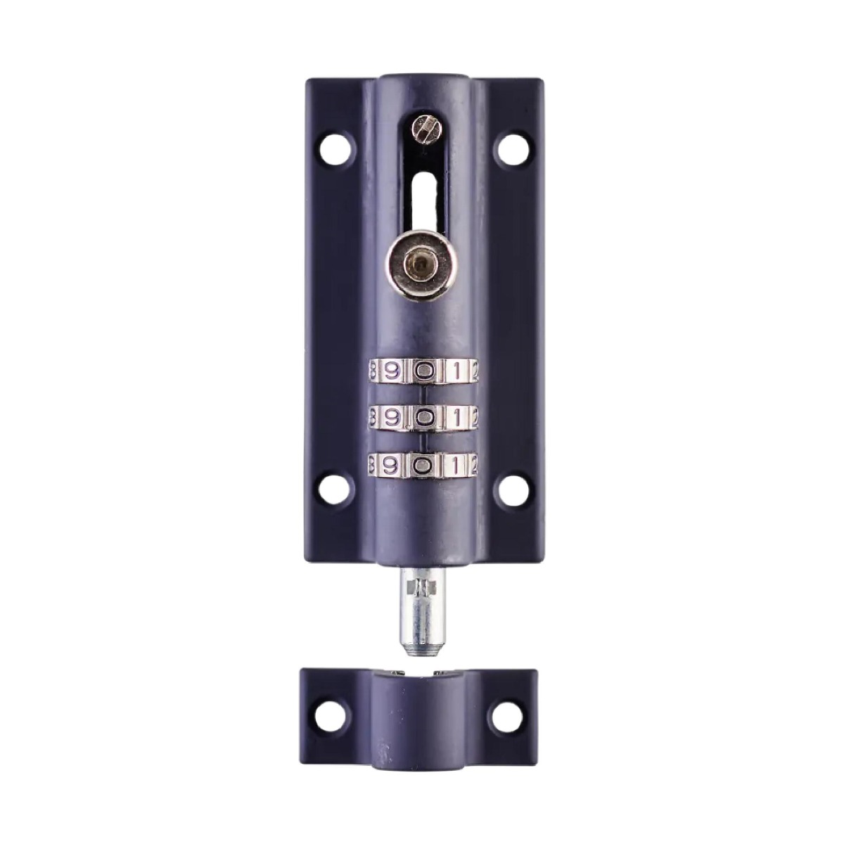 SQUIRE Combi3 Die Cast 3 Wheel Combination Bolt - 92mm Dark Blue