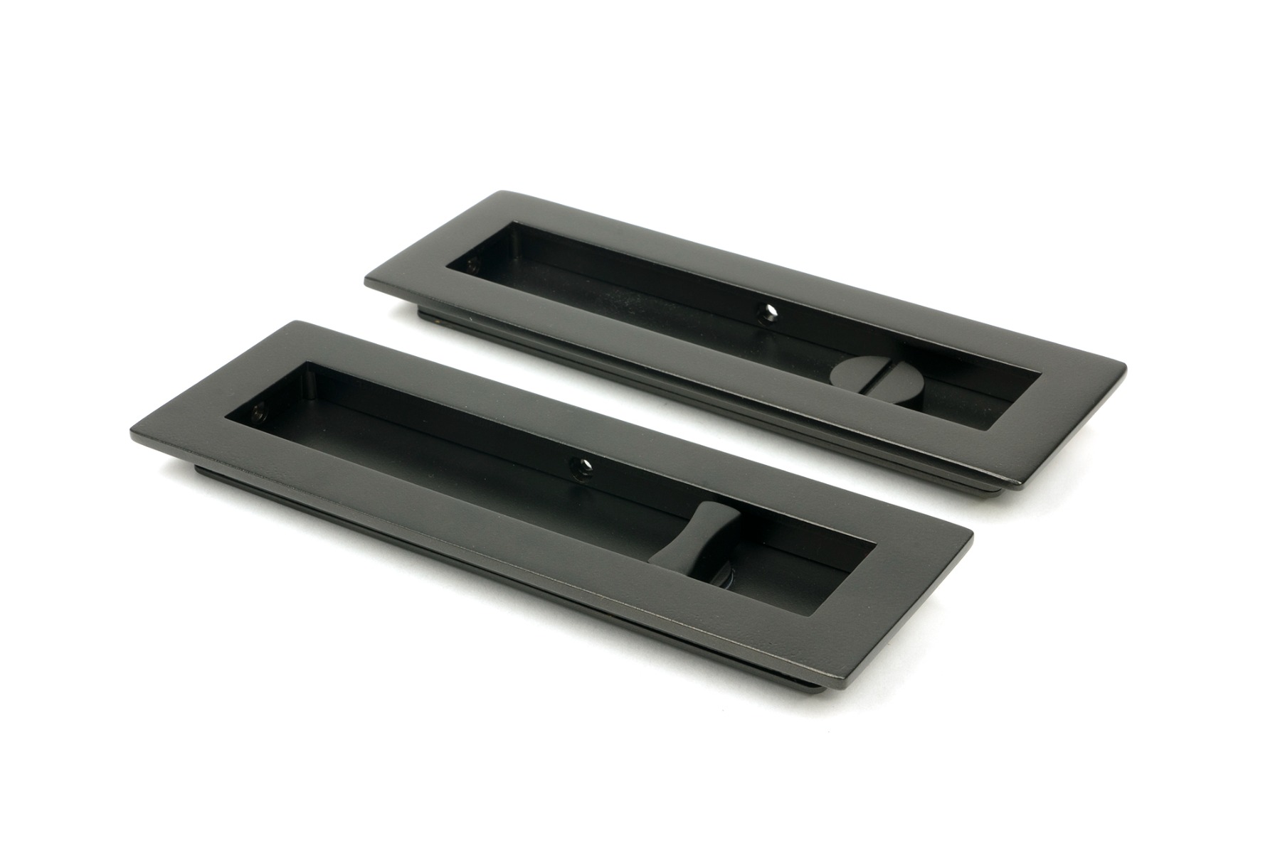 From The Anvil 50122 Aged Bronze 175mm Plain Rectangular Pull - Privacy Set Aged Bronze