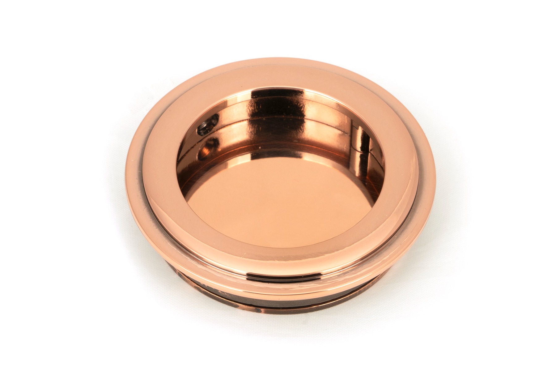 From The Anvil 50142 Polished Bronze 60mm Art Deco Round Pull Polished Bronze