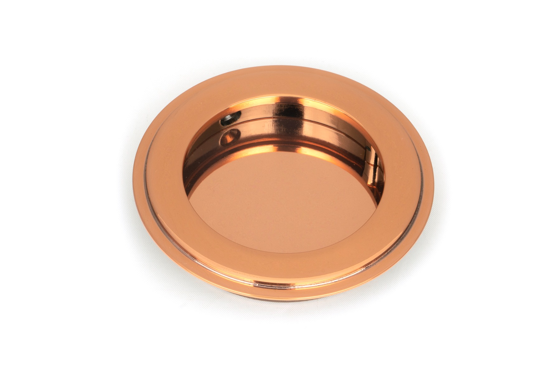 From The Anvil 50143 Polished Bronze 75mm Art Deco Round Pull Polished Bronze