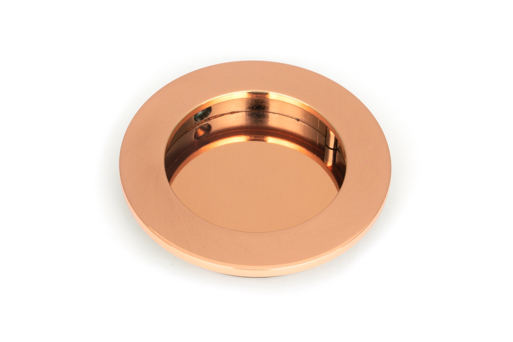 From The Anvil 50145 Polished Bronze 75mm Plain Round Pull Polished Bronze