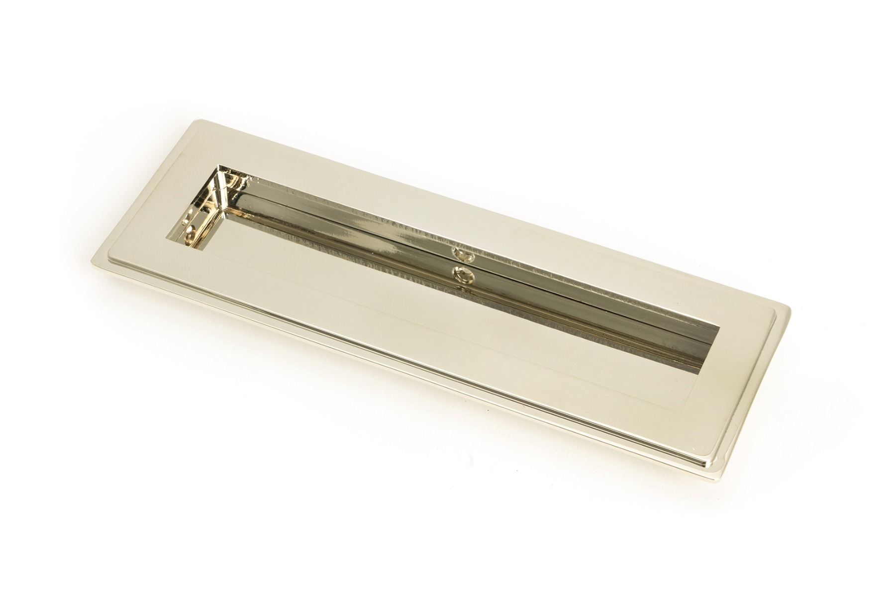 From The Anvil 50152 Polished Nickel 175mm Art Deco Rectangular Pull Polished Nickel