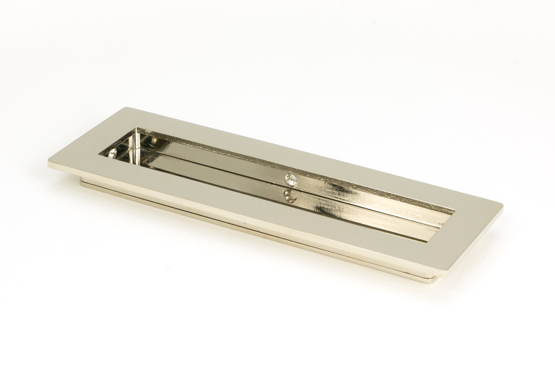 From The Anvil 50154 Polished Nickel 175mm Plain Rectangular Pull Polished Nickel