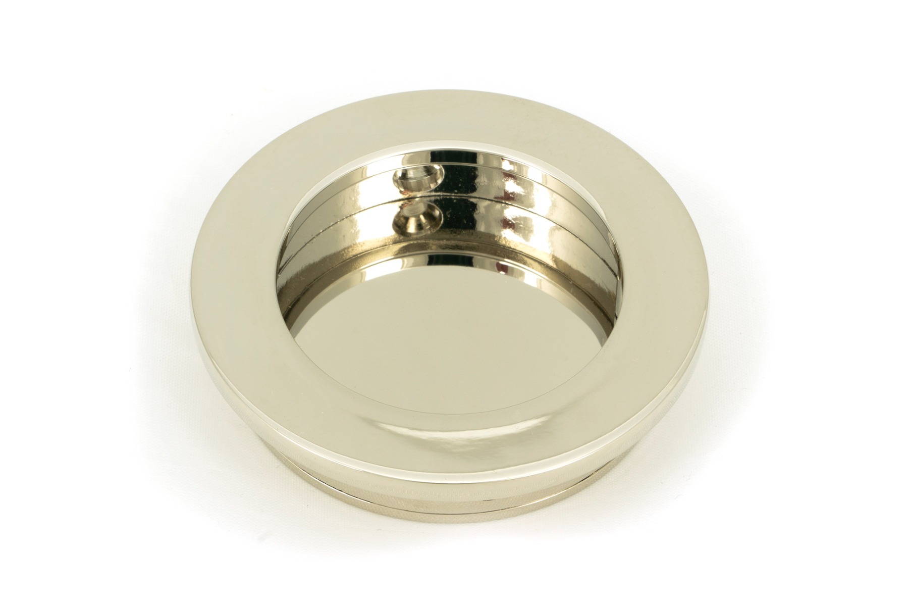 From The Anvil 50162 Polished Nickel 60mm Plain Round Pull Polished Nickel