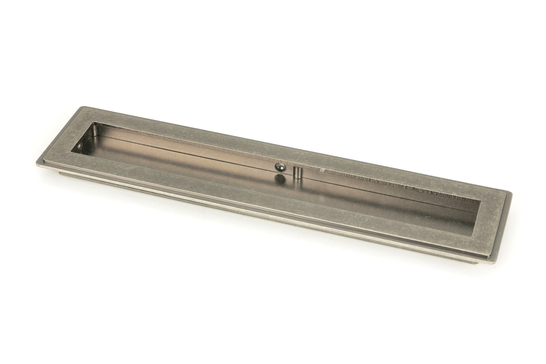 From The Anvil 50171 Pewter 250mm Art Deco Rectangular Pull Pewter Patina
