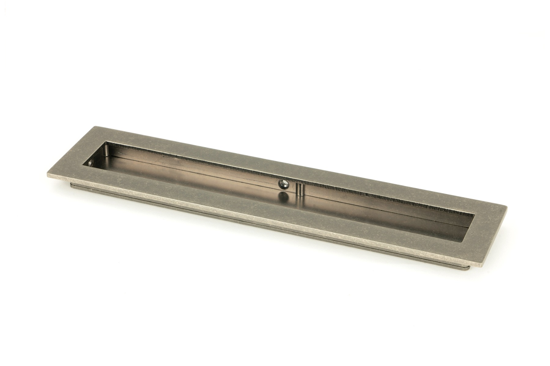 From The Anvil 50173 Pewter 250mm Plain Rectangular Pull Pewter Patina