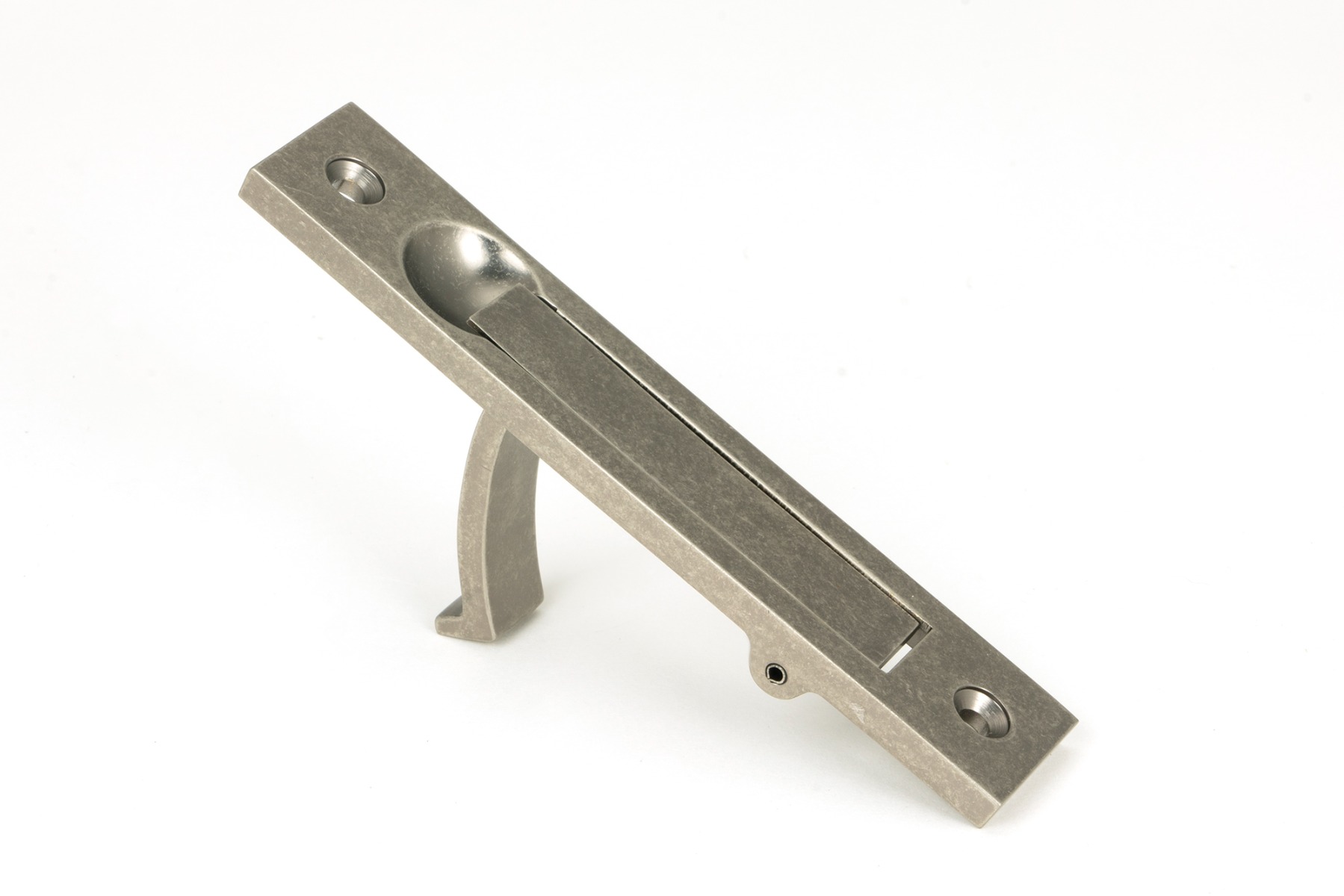 From The Anvil 50186 Pewter 125mm x 25mm Edge Pull Pewter Patina