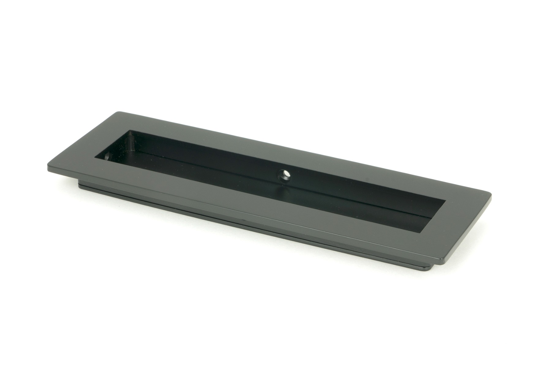 From The Anvil 50208 Matt Black 175mm Plain Rectangular Pull Matt Black
