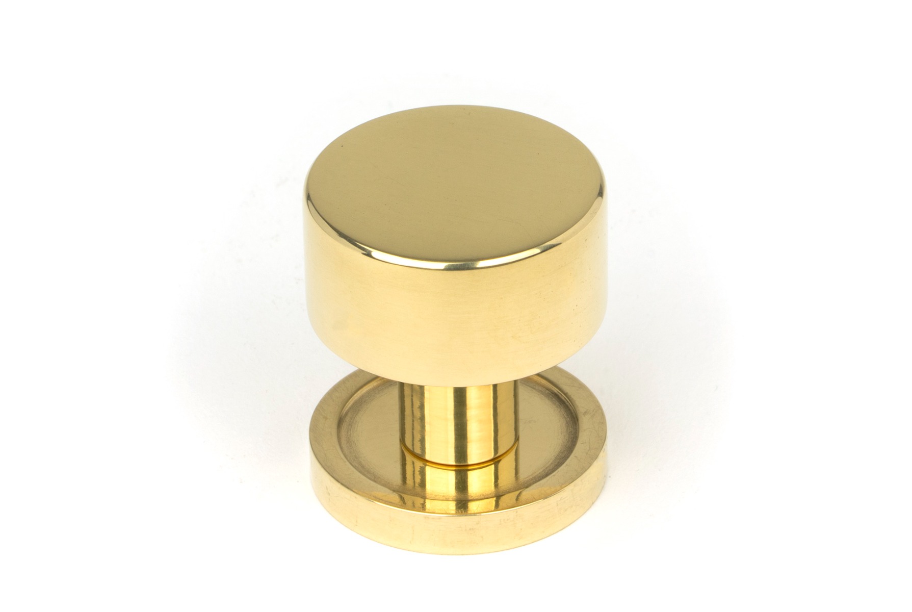 From The Anvil 50292 Polished Brass Kelso Cabinet Knob - 25mm (Plain) Polished Brass