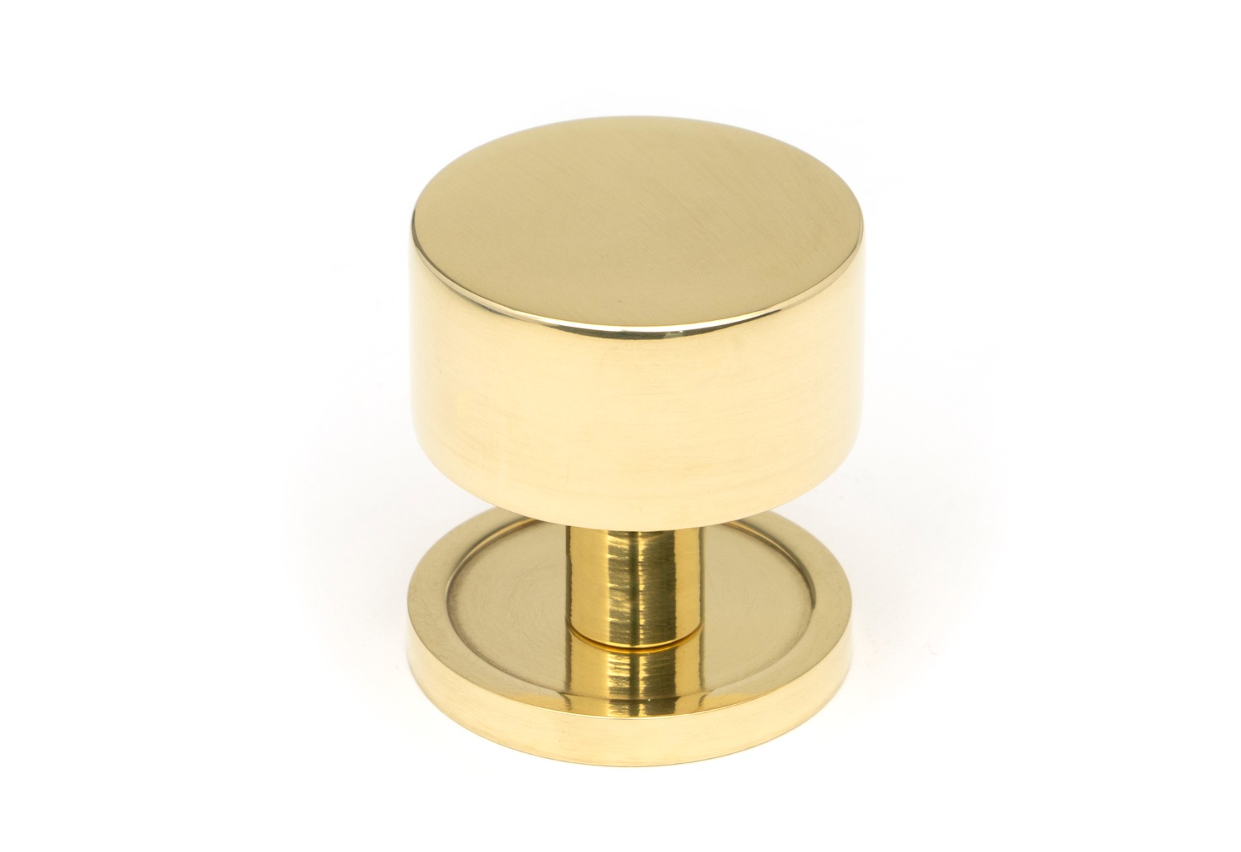 From The Anvil 50295 Polished Brass Kelso Cabinet Knob - 32mm (Plain) Polished Brass
