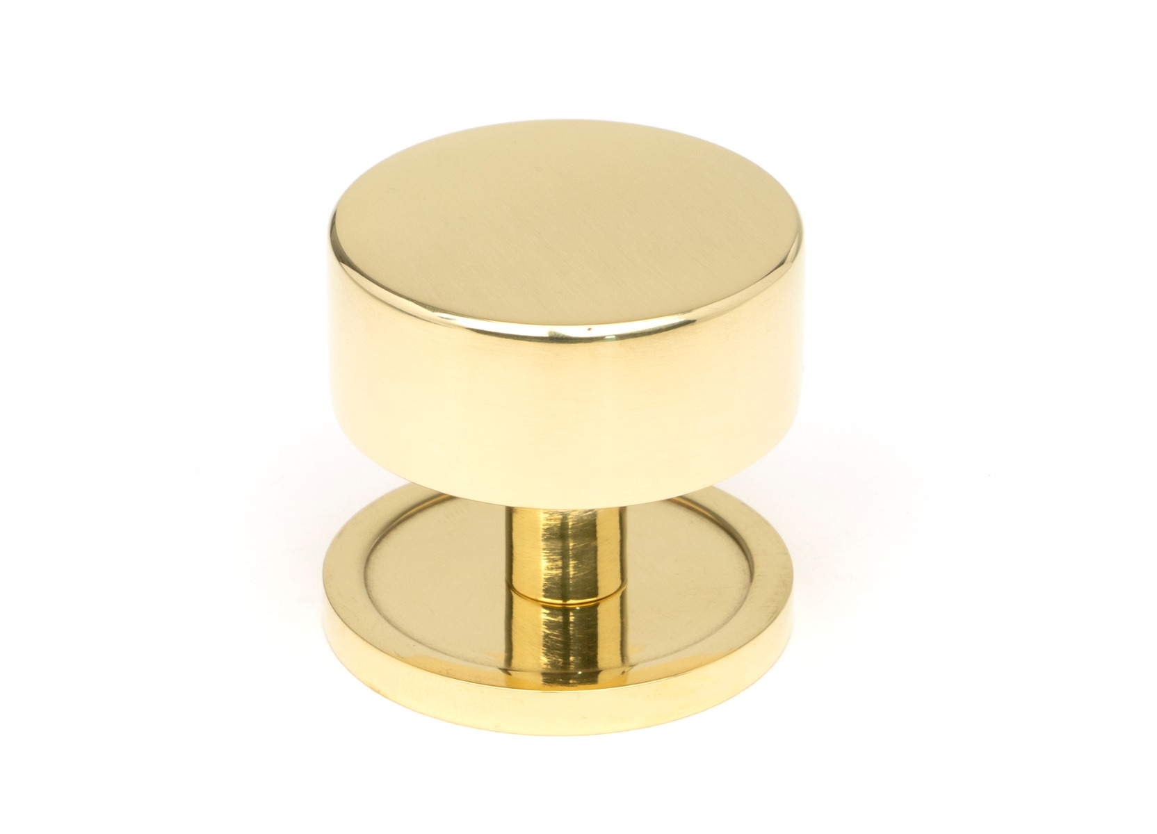 From The Anvil 50298 Polished Brass Kelso Cabinet Knob - 38mm (Plain) Polished Brass