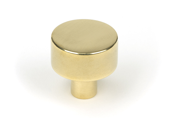 From The Anvil 50305 Aged Brass Kelso Cabinet Knob - 25mm (No rose) Aged Brass
